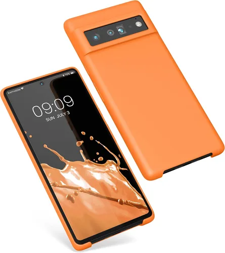 Miniatura 667 de kwmobile Funda Compatible con Google Pixel 6 Pro - Funda de teléfono de silicona TPU con acabado suave - Azul Arrecife