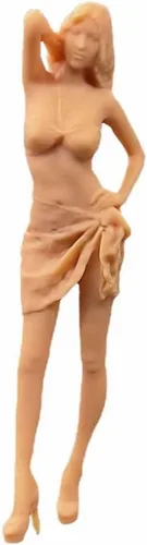 Miniatura 9 de ZEDACAKAI Figura 1/64 Un grupo de personajes de mujeres maduras sexys y hermosas, modelo de escena en miniatura, kit de garaje GK, necesita ser N.º