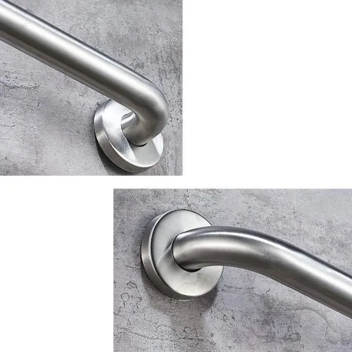 Miniatura 3 de Barras de apoyo para ducha para pared de baño, níquel cepillado para bañeras y duchas, acero inoxidable, pasamanos antideslizantes de seguridad