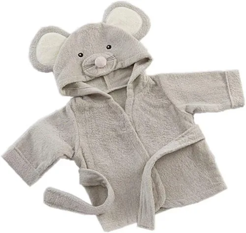 Miniatura 3 de Albornoz de bebé con capucha toallas unisex para niños toalla de baño para niños Terry ultra absorbente mantas duraderas