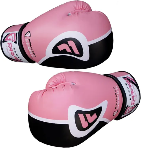 Miniatura 4 de Farabi Guantes de boxeo Pro Fighter Sparring Gym Bag Punching Focus Pad Mitts