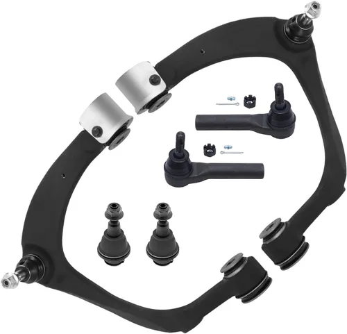 Miniatura 108 de Detroit Axle - Kit de extremo delantero para Chrysler 300 Dodge Charger Challenger 2011-2023, 2 brazos de control inferiores traseros 2 varillas