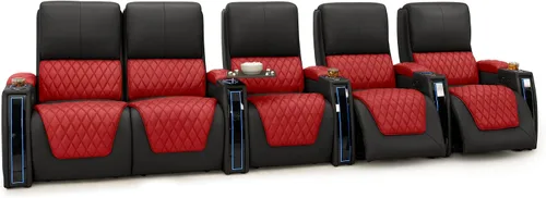 Miniatura 109 de Seatcraft Apex Zero-Gravity CoolZero - Asiento de cine en casa de cuero italiano, reposacabezas eléctrico, lumbar eléctrico, reclinable eléctrico