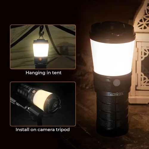 Miniatura 5 de Sofirn BLF LT1 Linterna de camping recargable, linterna LED con 8 LED LH351D, 24 horas de tiempo de funcionamiento en modo medio, linterna perfecta