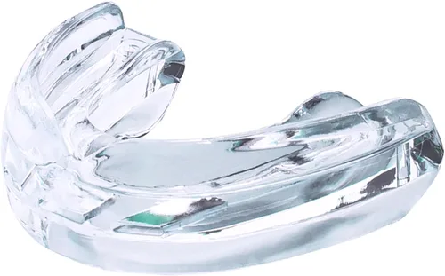 Miniatura 3 de ORAL MART Protectores bucales juveniles para deportes (transparente puro) para niños, ajuste instantáneo (sin hervir), doble (superior e inferior)