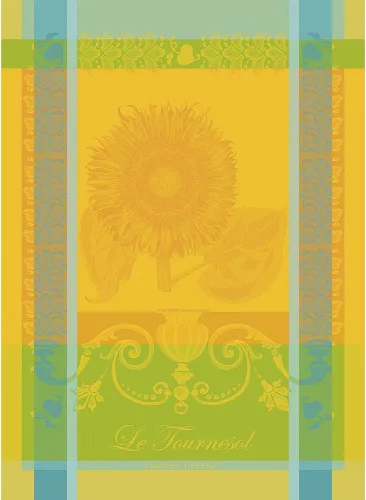 Miniatura 13 de Garnier Thiebaut Mille Vegetaux Arc En Ciel (A Thousand Rainbow Plants) - Toalla de cocina francesa de 22 x 30 pulgadas, algodón, jacquard Mille