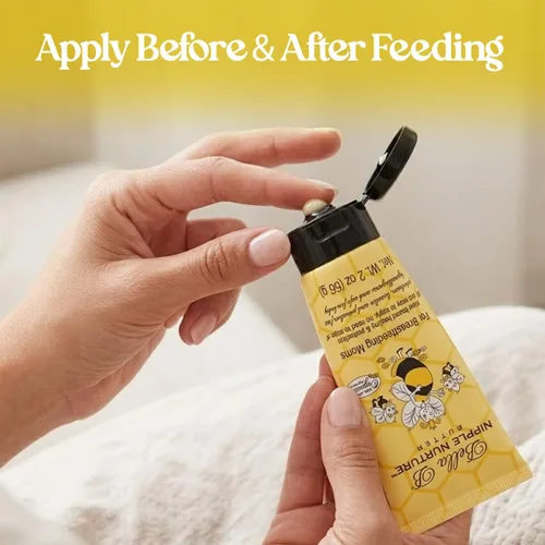 Miniatura 6 de Bella B Nurturing oz - Crema orgánica para pezones para lactancia materna - Crema natural para pezones para lactancia materna, mantequilla