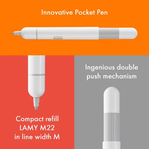 Miniatura 5 de Lamy L288WT bolígrafo, a base de aceite, Pico, blanco