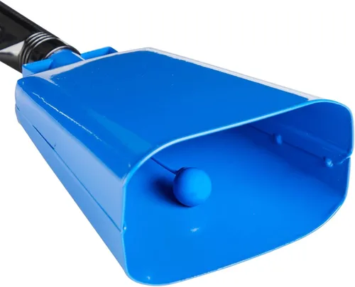 Miniatura 6 de Blue Panda Cencerros para eventos deportivos, cencerro azul de 9.5 pulgadas con asa, paquete de 2 – Hacedores de ruido deportivo para fútbol y fútbol
