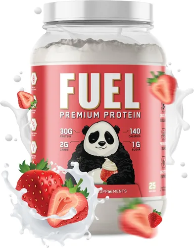 Miniatura 11 de Underground Bio Labs Panda Fuel Proteína Premium de Suero, Colágeno Hidrolizado, Caseína, Probióticos, Enzimas, Apto para Keto, Liberación
