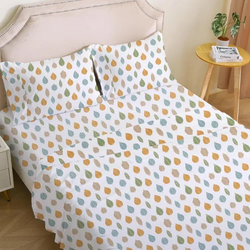 Miniatura 55 de Viviland Juego de sábanas de 3 piezas con estampado botánico de mariposas y flores rosas y moradas, sábanas de microfibra suave y transpirable