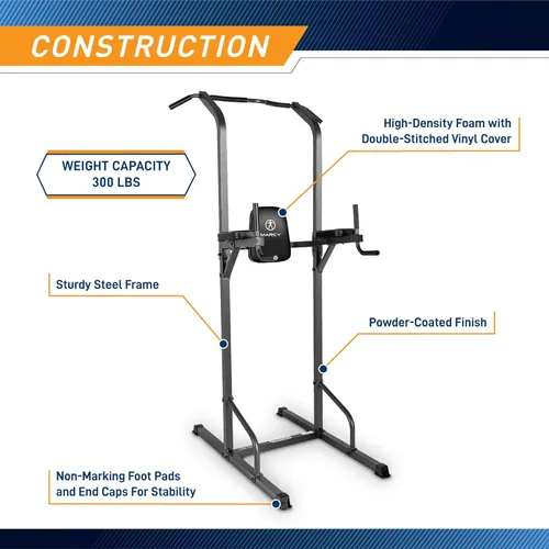 Miniatura 7 de Marcy Torre de potencia multifuncional para entrenamiento de fuerza Gimnasio en casa VKR - Negro