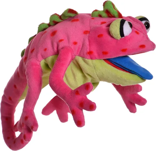 Miniatura 21 de Living Puppets - Conejo Fred de 17 Pulgadas, Marioneta de Mano de Peluche para Niños y Niñas
