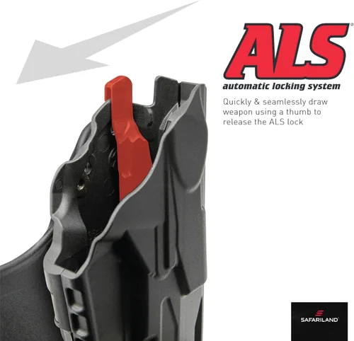 Miniatura 3 de Safariland 6378 ALS Concealment Paddle Holster with Belt Loop