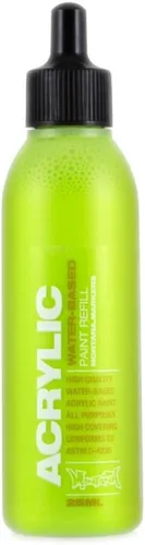 Miniatura 14 de Montana - Recambios de tinta de marcador acrílico, botella de 6.1 fl oz, luz verde choque (045461)
