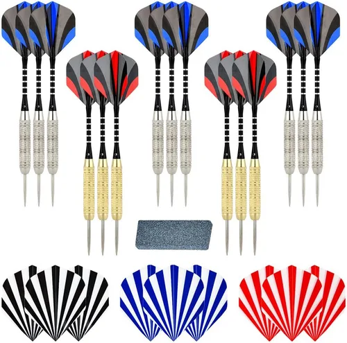 Miniatura 13 de Steel Tip Darts Set 18 Grams15 Pack Steel Barrels