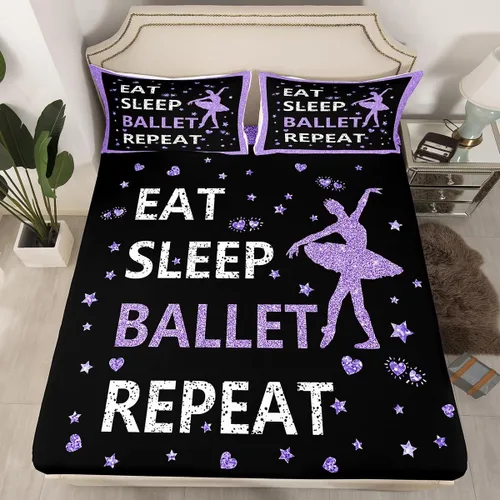 Miniatura 15 de Erosebridal Sábana bajera ajustable de gimnasia con bolsillo profundo para niñas y niños, tamaño individual, juego de ropa de cama deportiva