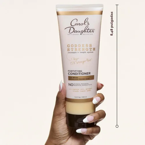 Miniatura 2 de Carol's Daughter Goddess Strength - Acondicionador fortificante para cabello ondulado, rizado y crespo, acondicionador con aceite de ricino