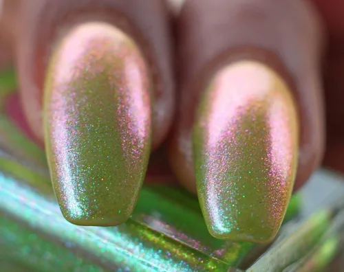 Miniatura 6 de Eldhraun - Esmalte de uñas verde guisante que cambia de esmalte de uñas por Cupcake Polish
