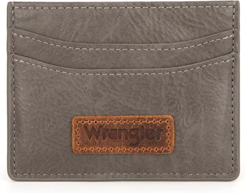 Miniatura 7 de Montana West X Wrangler - Tarjetero para mujer, con bloqueo RFID, llavero con ventana de identificación y bolsillo con cremallera para monedas