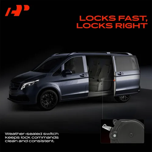 Miniatura 3 de A-Premium Actuador de pestillo eléctrico para puerta corredera para el lado del conductor, compatible con Honda Odyssey V6 2005-2010 de 3.5 litros