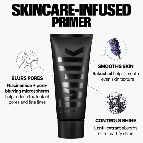 Miniatura 4 de Milk Makeup Pore Eclipse Mattifying Primer – Blurs Pores, Controls Shine + Holds Makeup for Up to 12 Hours – Creates a Smooth, Even Base for a Soft