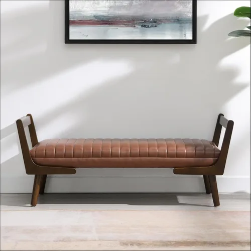 Miniatura 12 de Otomana de 47.25 pulgadas con almacenamiento, banco de almacenamiento para el extremo de la cama, banco de entrada, reposapiés multifuncional