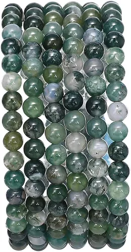 Miniatura 12 de BEADIA Cuentas redondas de piedra natural de jade de amazonita semipreciosas sueltas para hacer joyas 6MM 61PCS Amazonita Jade