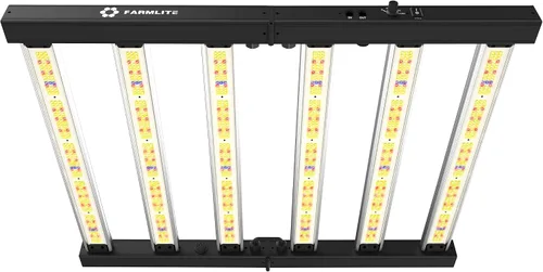 Miniatura 11 de Luz de Cultivo FARMLITE Luces LED de Cultivo para Plantas de Interior Espectro Completo Luz de Crecimiento de Plantas Lámparas Colgantes de Cultivo