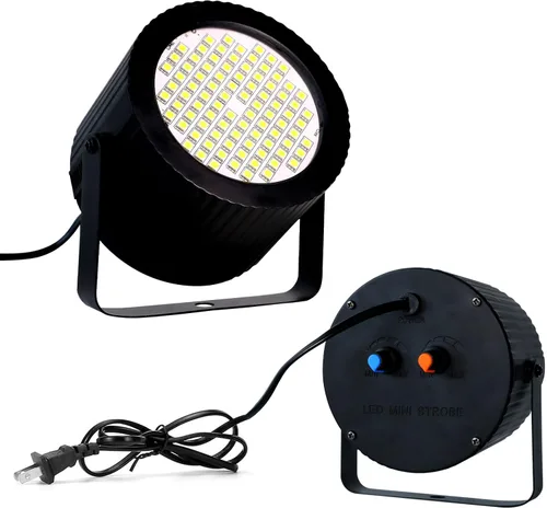 Miniatura 11 de ENUOLI Mini Luz Estroboscópica - 32 Bombillas LED Superbrillantes para Halloween, Control de Velocidad de Parpadeo Variable, Luces Intermitentes