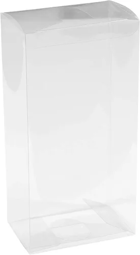 Miniatura 9 de Hammont Cajas de plástico PET transparentes – Contenedores de almacenamiento transparentes para recuerdos de fiesta, regalos, galletas, adornos