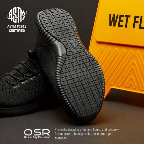 Miniatura 5 de Avia Anchor SR - Zapatos de malla antideslizantes resistentes al agua para hombre, para restaurante, trabajo y seguridad para hombre, mediano