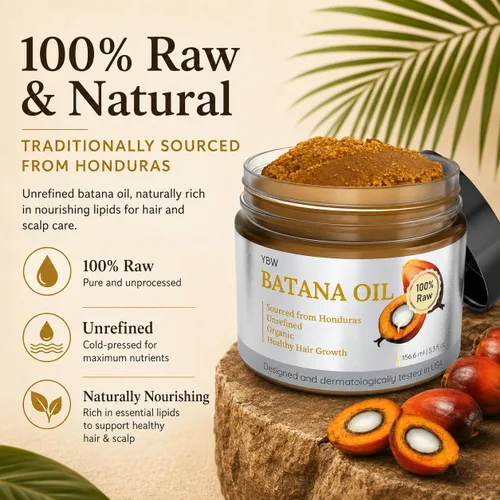 Miniatura 12 de Dr. Sebi Aceite de Batana 100% natural, sin refinar y orgánico de Honduras para el crecimiento del cabello, mejora el grosor del cabello, evita