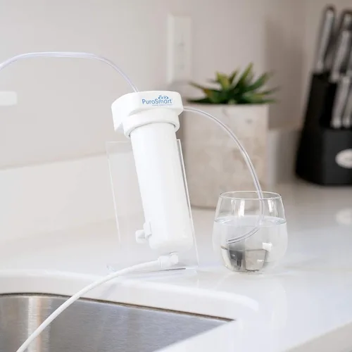Miniatura 9 de PuroSmart Sistema RO de alto flujo, sistema de tratamiento de agua para el hogar de la encimera Sistema compacto de ósmosis inversa Ideal