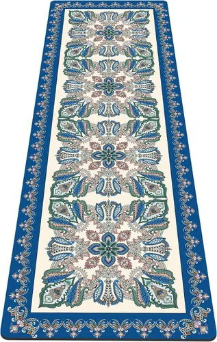 Miniatura 32 de nuveti Alfombrilla de yoga con estampado extra grueso de elastómero termoplástico antideslizante con bolsa de transporte, 72 x 24 pulgadas, extra