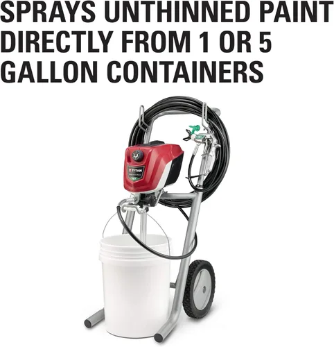 Miniatura 3 de Titan ControlMax 1500 0580005 Rociador de pintura sin aire de alta eficiencia, la tecnología HEA disminuye el exceso de pulverización hasta un 55%