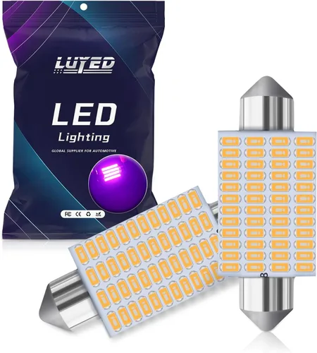Miniatura 8 de DE3175 bombillas LED azules Canbus libres de errores de 1.25 pulgadas DE3021 DE3022 3175 bombillas LED para luces interiores de mapa, domo y placa