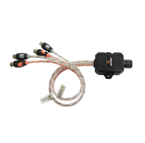 Miniatura 3 de RonDexy Regulador Universal de Graves para Automóvil Control de Nivel, Control de Perilla de Graves del Amplificador de 2 Canales Vía RCA, Montaje
