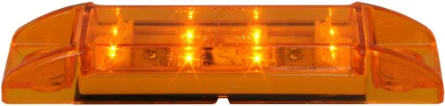 Miniatura 4 de GG Grand General 75170 Luz sellada ámbar/ámbar (6" rectángulo 8 LED, alto/bajo 3 cables)