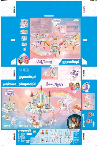 Miniatura 9 de Playmobil Castillo del arco iris en las nubes