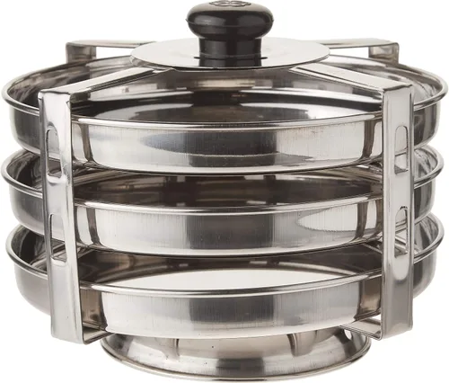 Miniatura 2 de Tabakh - Contenedor de alimentos apilable de acero inoxidable para olla a presión, soporte para olla instantánea de 6 cuartos y 8 cuartos