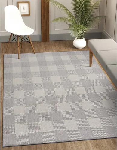 Miniatura 3 de CAMILSON Alfombra para Exteriores - Alfombras Modernas para Patios Interiores y Exteriores, Cocina y Tapetes para Pasillos - Fácil Limpieza Sin
