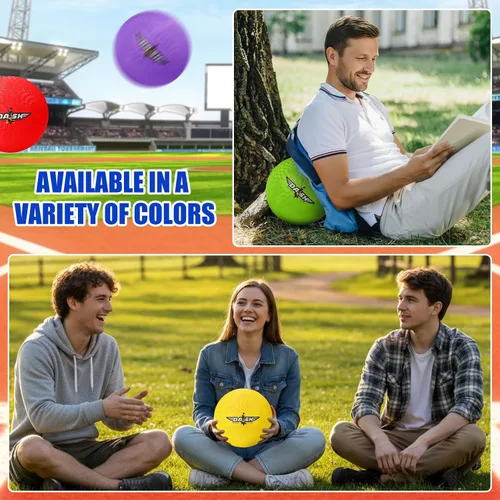 Miniatura 5 de Jerify 12 bolas de 8.5 pulgadas para patio de recreo a granel, coloridas pelotas inflables deportivas, dodgeball, kickball para juego