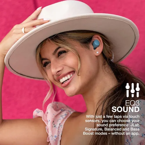Miniatura 56 de JLab Go Air Pop+ Auriculares Verdaderamente Inalámbricos, Auriculares Intraaurales, Auriculares Bluetooth, 35H de Tiempo de Reproducción, Menta