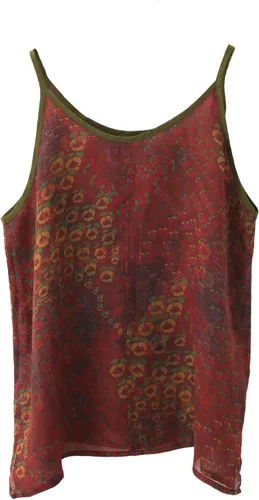 Miniatura 5 de LZJN Camiseta sin mangas para mujer, transpirable, con estampado floral