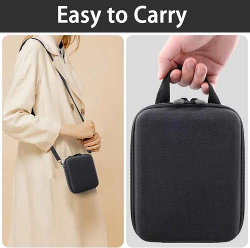 Miniatura 8 de Funda para cámara compatible con Canon EOS R50/R100 cámara sin espejo con lente RF-S18-45mm F4.5-6.3 IS STM PTZ, estuche de transporte con correa