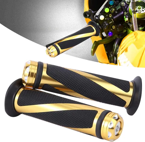 Miniatura 9 de Empuñaduras de mano para motocicleta de 7/8 pulgadas, gel compatible con Sportster 883 Street Bike Dirt Bike Cruiser y chopper