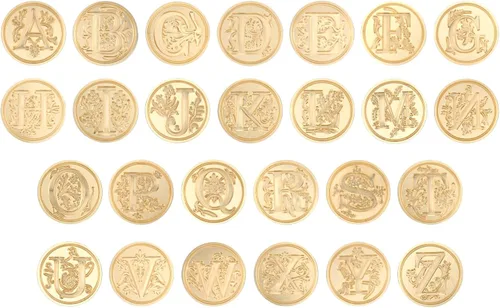 Miniatura 5 de PATIKIL Sello de cera del alfabeto V, sello de cera de sellado de letra inicial, cabeza de latón retro clásico para tarjetas de invitación de sobre