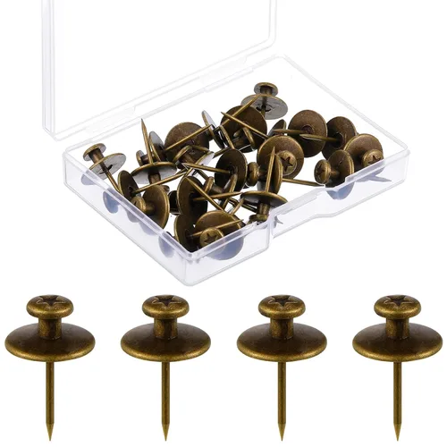 Miniatura 10 de Ganchos de pared para colgar fotos, ganchos de pared de doble cabeza, ganchos para colgar fotos, clavos, ganchos pequeños para colgar fotos, Oro