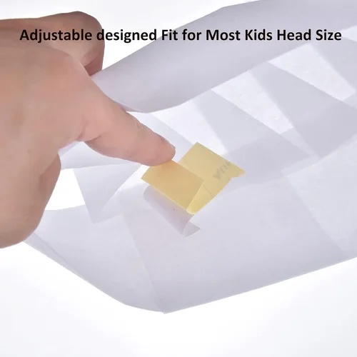 Miniatura 3 de ESHATO Sombreros de chef para niños, adultos, tela no tejida, ajustable, para el hogar, cocina, juego de tapas para cocinar, hornear, recuerdos
